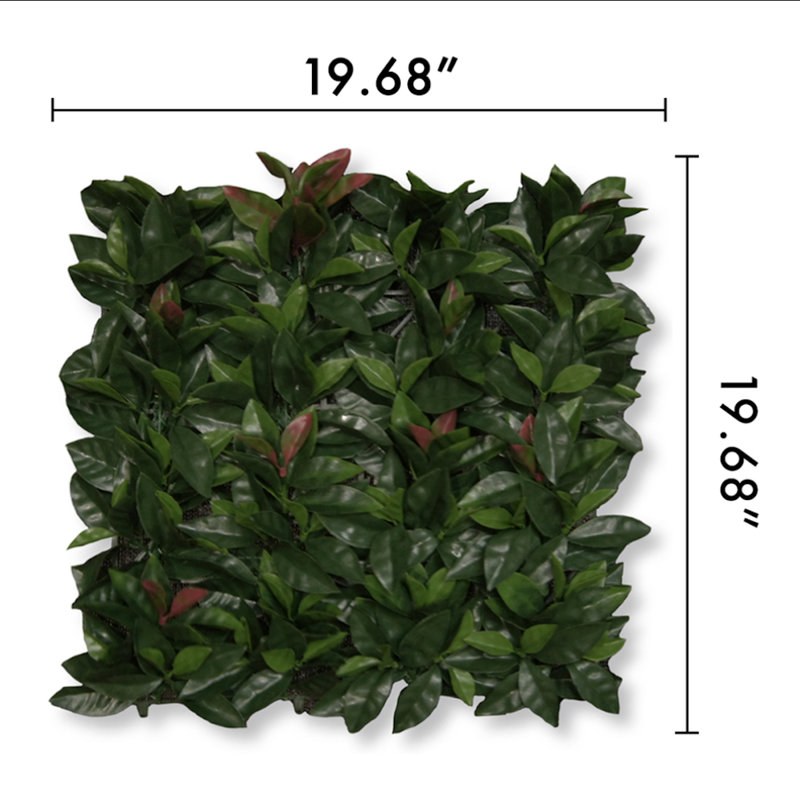 Artificial Leaf Laurel Polyethylene Screen Decorative Fence Panel