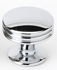 Mushroom Knob, Polished Nickel, 1.13" H x 1.13" W x 1" D