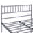 Minimalist Metal Bed Frame with Slatted Headboard-682358409-800080578