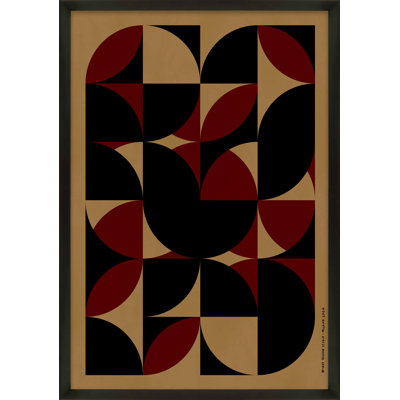 «Harmonic Patterns I» par Romina Gadler - Art mural encadré