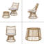 Chaise et table d'appoint