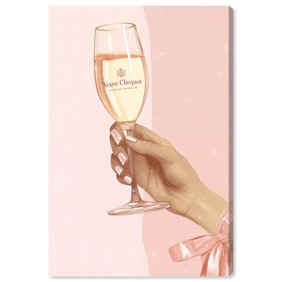 Toile «Toast to Glam» par Art Remedy