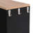 Narrow Design Shoe Cabinet With 3 Flip Drawers, Wood Grain Pattern Top Entryway Organizer With 3 Hooks, Free Standing Shoe Rack With Adjustable Panel For Hallway-1710272330
