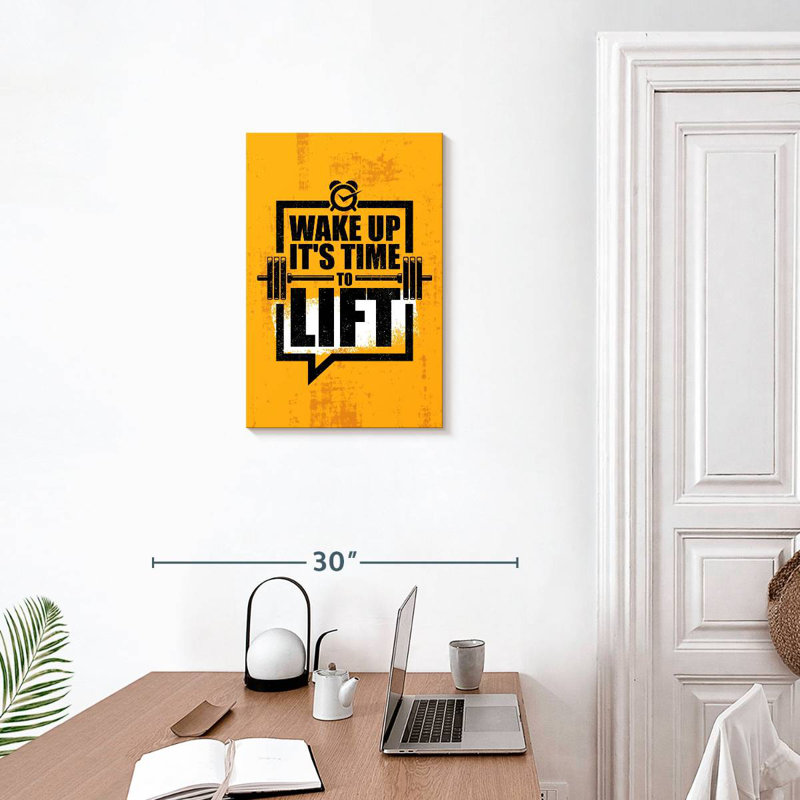 Citation «Kema Time To Lift», H 24 po x l 16 po