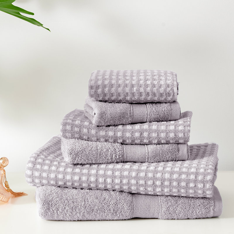 Ensemble de serviettes 6 pièces 100% coton, Nirvana