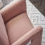 Chaise berçante en tissu avec repose-pieds réglable-193987682