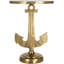 Table d'appoint en fonte avec ancre nautique