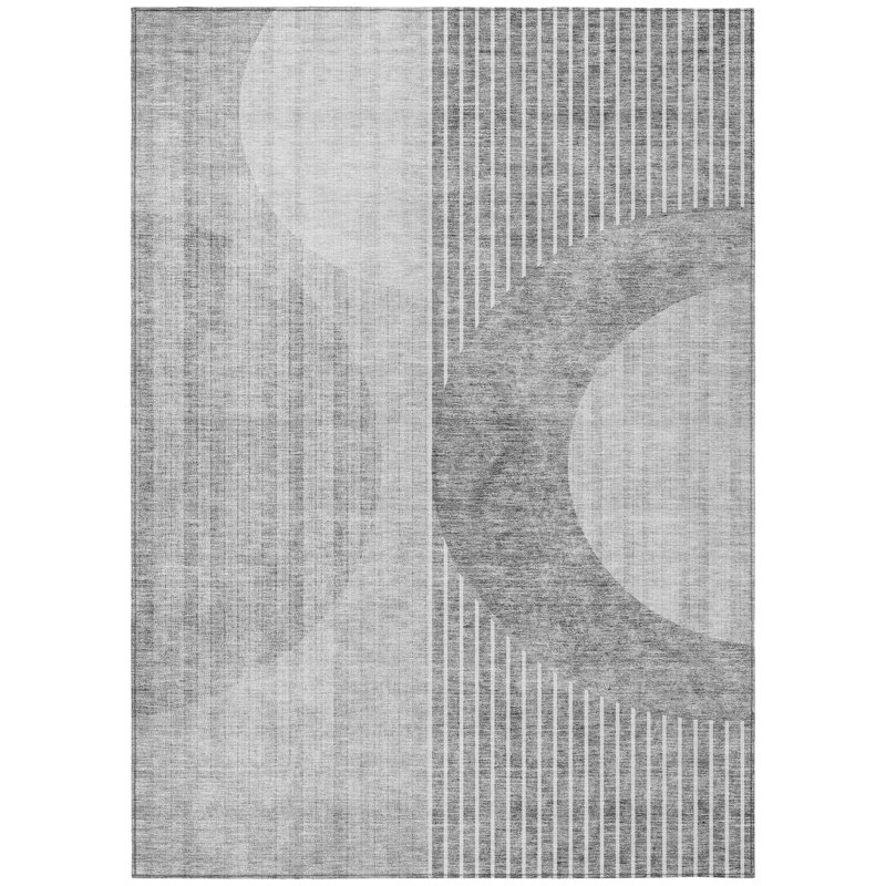 Machine-Washable Stain Resistant Area Rug with Non-Slip Backing, Rectangle 10' x 14'
