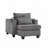 37.4" Sofa Chair Sofa Bed Corduroy Sleeper Sofa with USB Ports-1184750729