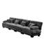 Canapé modulaire à 4 places avec assise profonde, revêtement en chenille et conception modulaire pour un confort et une flexibilité ultimes dans n'importe quel espace-1580710637
