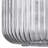 Jacobson 1-Light Ribbed Glass Pendant-290031952