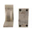 Eared Onyx & White Marble Bookends, Beige