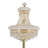 Crystal 18" Gold Floor Lamp for Living Rooms Bedrooms Reading Corners Home Offices, 8-Light with E12 Bulb Base-31769325