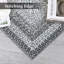 Tapis géométrique gris à motif géométrique 4 po x 6 po-1646761416-1646761419