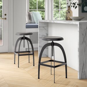 Kilgoville Swivel Adjustable Height Bar Stool