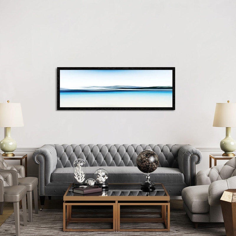 Beautiful And Serene by Angel Estevez - Panoramic Print on Canvas, Black Framed, 152.4cm H x 50.8cm W x 3.81cm D