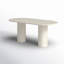 Calila 78'' Oval Marble Dining Table
