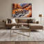 Art sportif sur toile brune-97684992