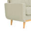 Mid-Century moderne rembourré de 67,7 po de largeur avec pieds en bois, 2 sièges, crème, 29,96 po de profondeur, café et conversation-813001934-818542441