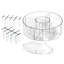 Carrousel de maquillage de la collection Onyx d'iDesign, transparent