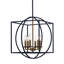 Lustre géométrique à 6 lumières de style bougie Nevels-1076222480