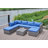 101'' Wide L-Shaped Wicker Patio Sectional with Cushions-1520735910-1520735911