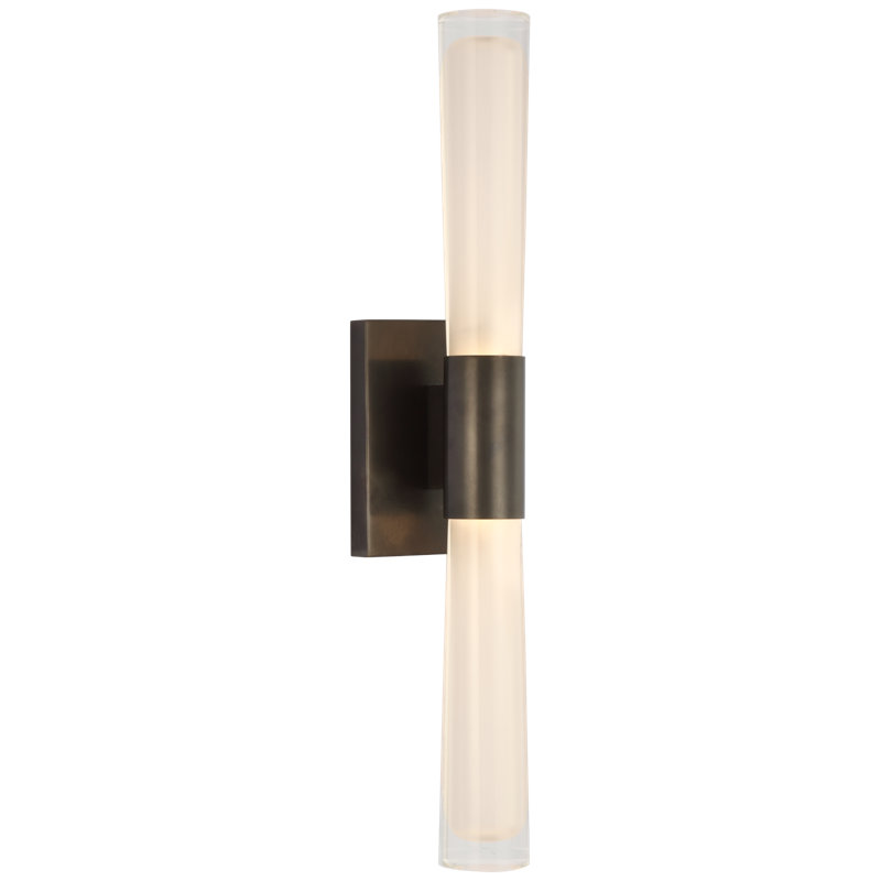 AERIN Brenta Single Sconce, Bronze