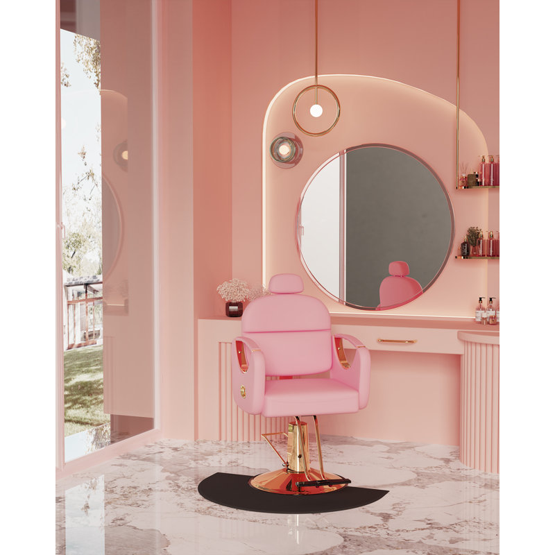 Faux Leather Massage Chair, Pink