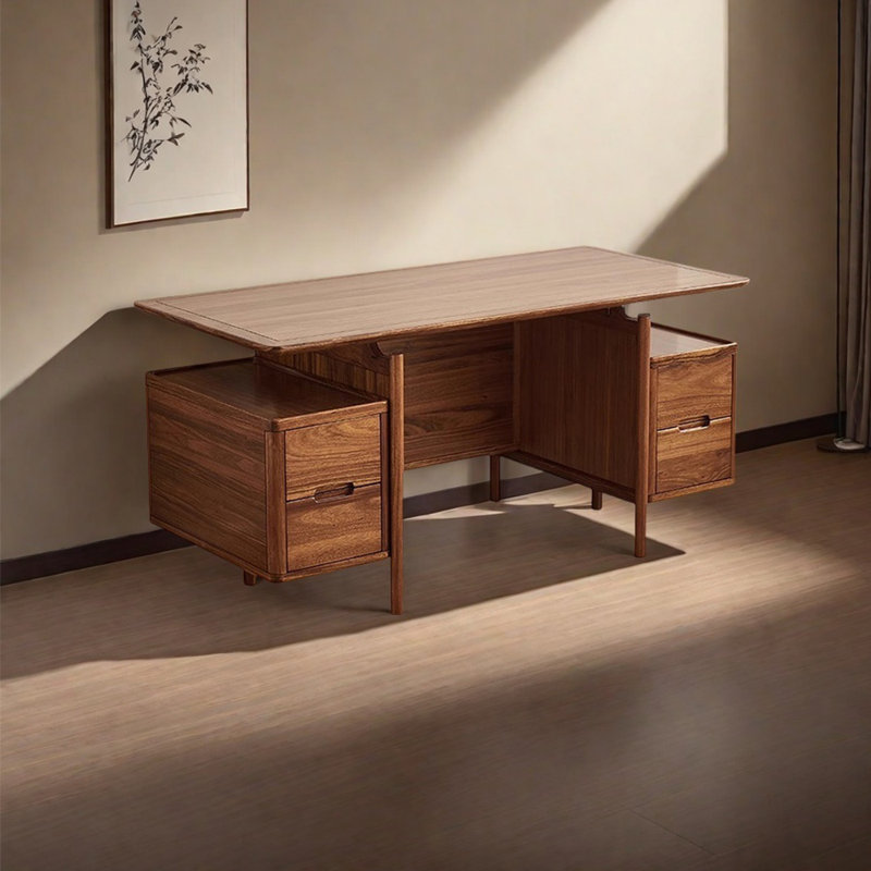 Nouveau bureau de luxe léger de style chinois, H 30,12 po x l 70,87 po x P 29,53 po
