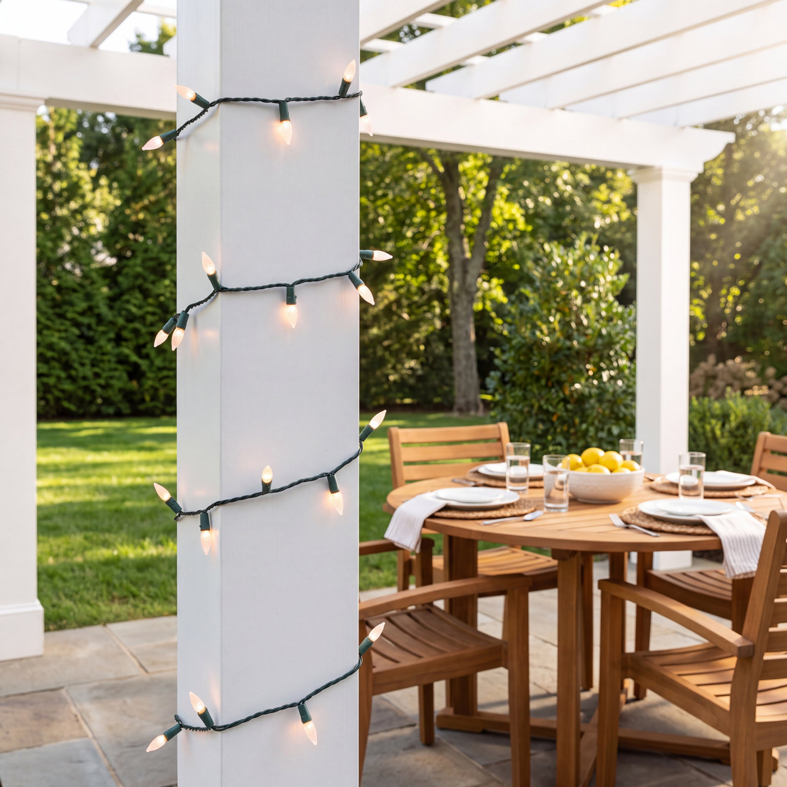 50-Count Battery-Operated C6 LED Lights