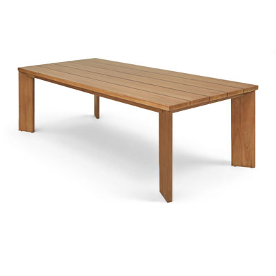 Coles 96" Wood Outdoor Patio Dining Table
