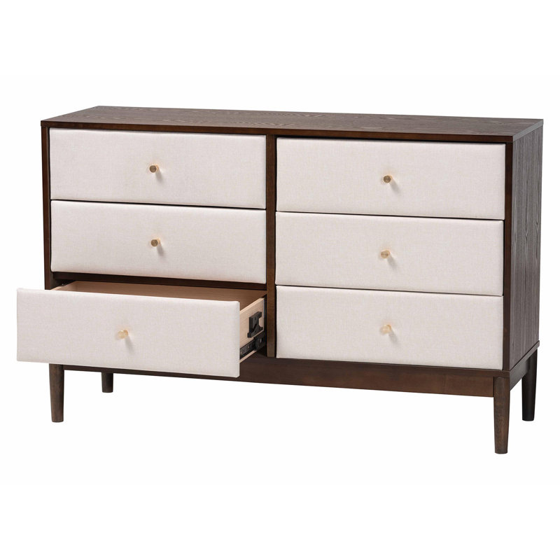 Commode 6 tiroirs Allenport Baxton Studio Nikolai
