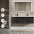 Ciarra Shavon 60" Modern Wall-mount Double Sink Bathroom Vanity With Resin Top, Water-resistant Painted Floating Cabinet, Soft-close Drawers-1995485334