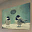 « hello oiseaux 2 » par robin, reproduction d’art sur toile tendue-16277485