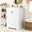 Meuble-lavabo moderne 24 po avec lavabo, portes à fermeture en douceur-925872465