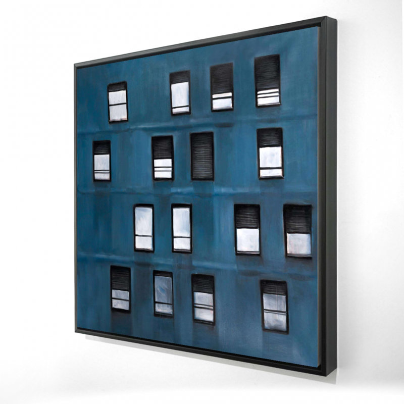 " Urban Building ", 36"H x 36"W x 1.5"D