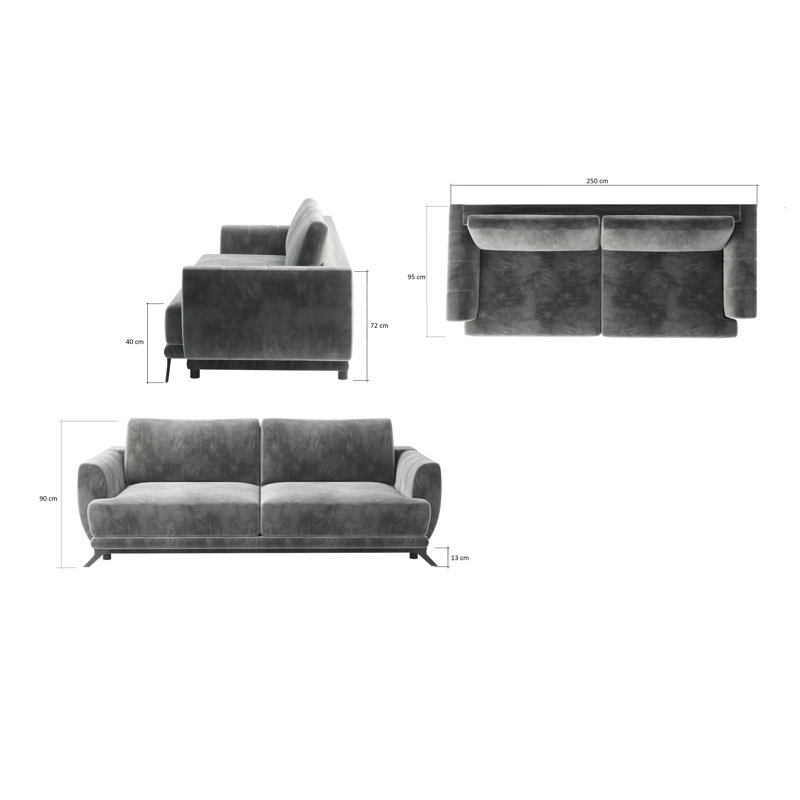 Abeera 2 Seater Sofa Bed