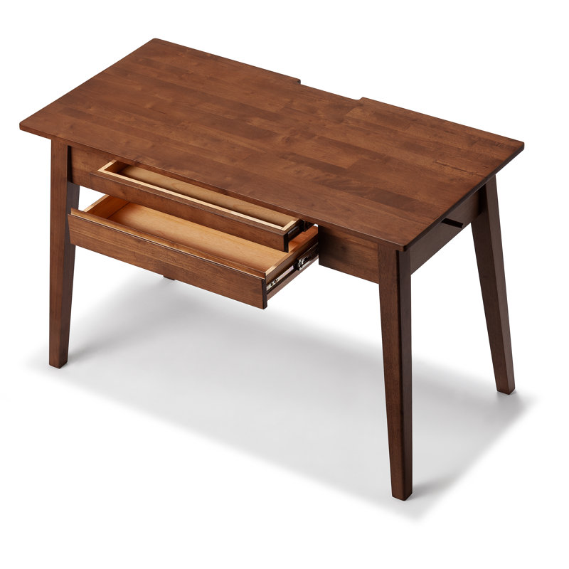 Bureau en bois Jakita, Noyer