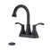Centerset 2-handle Bathroom Faucet with Drain Assembly