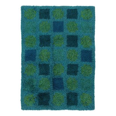 Scandinavian One-of-a-Kind 4'5x6'4 Hand Knotted Area Rug