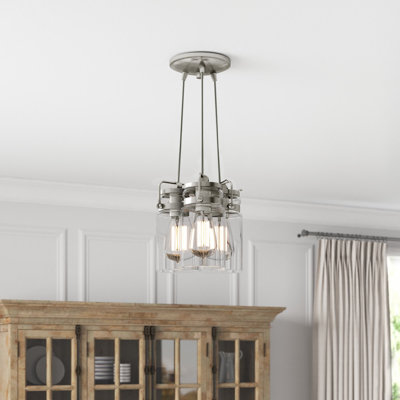 Luminaire suspendu en pot à 3 lumières Sue