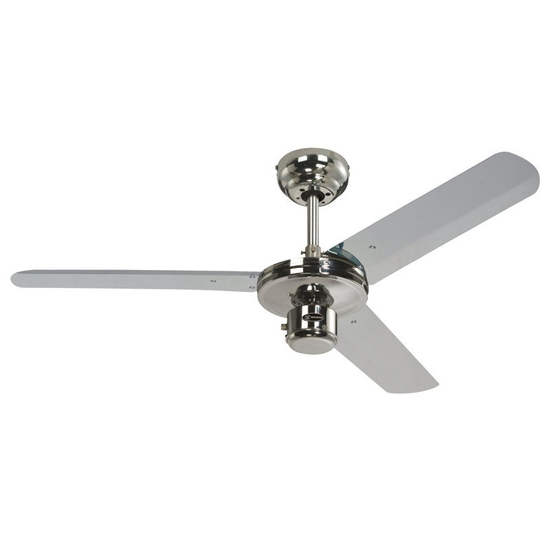 Bracelynn 122cm Ceiling Fan, Chrome