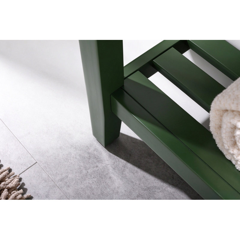 Ensemble de meuble-lavabo simple 24 po Maloy, Vert Vogue