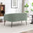 Upholstered Faux Fur Loveseat-1108305445-1108305444
