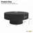 Round Coffee Table with 6.8" Thick Tabletop-502722601
