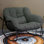 Chaise berçante d'extérieur en fer Luisang