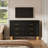 6-Drawer Double Dresser, Modern Storage Cabinet With Metal Handles & Solid Wood Legs-1875699324