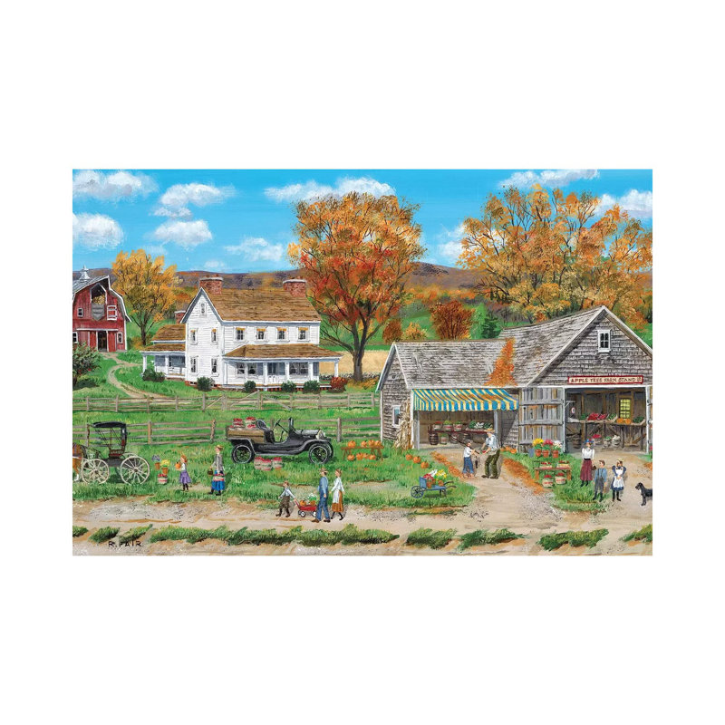 Apple Tree Farm Stand by Bob Fair - Wrapped Canvas Gallery-Wrapped Canvas Giclée, 66.04 cm H x 45.72 cm W x 1.91 cm D