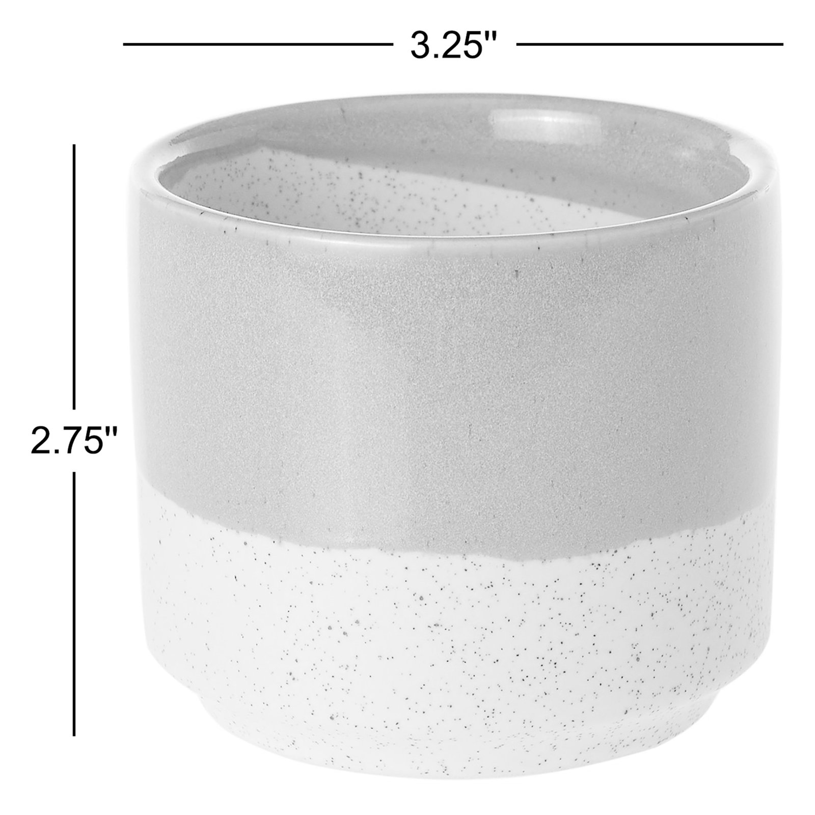 Aceton 3" Ceramic Pot Planter