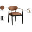 Chaise rembourrée en cuir Eligah-217157785-217157787